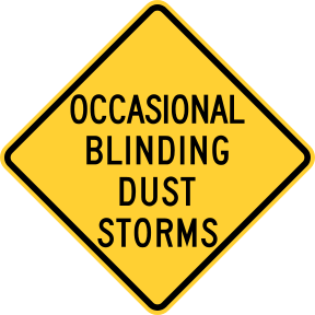Warning signage