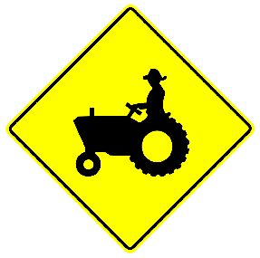 Warning signage