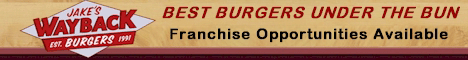 Jake's Wayback Burgers - Burger Franchise. The Burger Franchise with the 