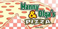 Manny & Olga's Pizza Franchise Information. Turn America's Love Affair with Pizza into a Fabulouse Franchise Opportunity for Yourself! Manny & Olga's is an expanding business, offering a limited number of franchise opportunities to the right inidividuals. Manny & Olga's Pizza franchise presents an outstanding business opportunity in the burgeoning industry of takeout/delivery pizza and sandwiches.