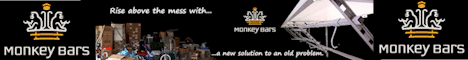 Monkey Bars - Garage Storage Business. Finally A Garage Organizing Business Made Simple. A Superb Home Services Business Opportunity. Providing a New Solution to an Old Problem. Now Monkey Bars garage storage business opportunity can show you how to organize customers' garages in amazing new ways, and build a great dealership for yourself at the same time!