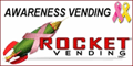 Rocket Vending Machine Business. A Vending Business With A Conscious. This is an amazing home based business opportunity! Secure your financial future by becoming a vending machine business owner with a focus on charitable causes. Breast Cancer Awareness Vending Machine and Support The Troops Vending Machine. Become a part of the $42 BILLION dollar vending industry. Own a business which helps to contribute to worthy causes and play your part in helping to make a difference in this world.