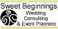 Sweet Beginnings Wedding Consulting and Event Planner Franchise Opportunity.  A Sweet Beginnings Wedding Consulting and Event Planners offers more than just a franchise system….we have a competitive edge.  Our Franchise opportunity will appeal to someone who first and foremost LOVES organizing events, has people and relationship skills, business acumen, sales and marketing background and a strong desire to succeed.