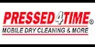 Dry Cleaning Franchise Pressed 4 Time Mobile Dry Cleaning Franchise - Dry Cleaning Pick Up and Delivery Franchise  - Dry Cleaning Business - Dry Cleaners and Dry Cleaning Route.  In simple terms, Pressed4Time is a sophisticated dry cleaning pick-up and delivery service. We target people at local business and office buildings and establish routes our customers can depend on. Twice weekly we pick up and/or deliver dry cleaning and shoes for repair. A local dry cleaning plant does all dry cleaning.