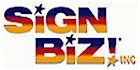 Sign Biz, Inc. Sign Store Business. Sign Biz Inc was established in 1989 to develop entrepreneurs in the exciting field of computer-aided signmaking (CAS). The business is clean, colorful and provides great diversity. The industry continues to grow at a rate of approximately 13% every year and, by leveraging the latest technology, CAS companies are able to fulfill even the largest sign orders of Fortune 500 companies.