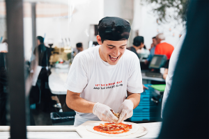 The joy of our pizza franchise